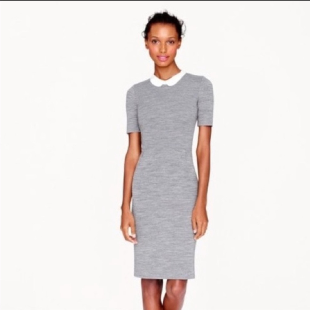 J Crew Peter Pan collar dress